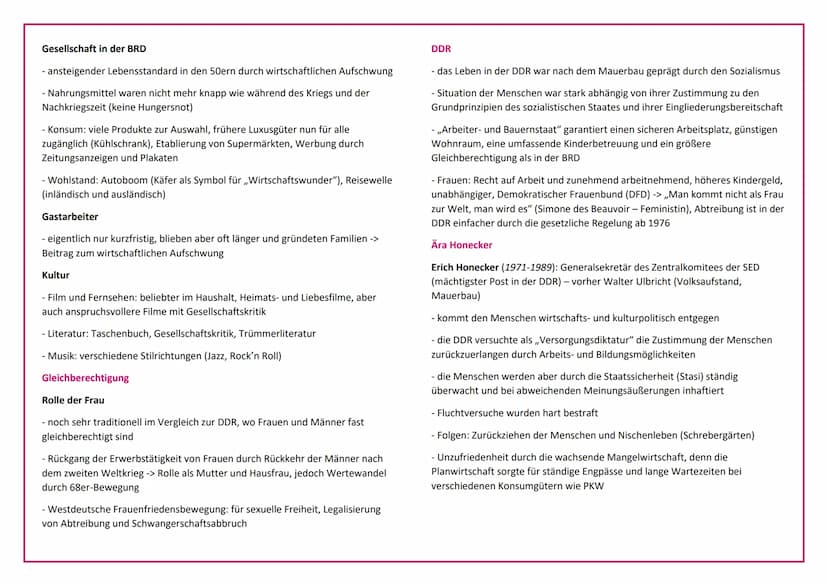 NACHKRIEGSZEIT
Hintergrund: Im Frühjahr 1948 scheitert die alliierte Viermächte-Regierung
endgültig und eine gemeinsame Zukunft in einem Ges