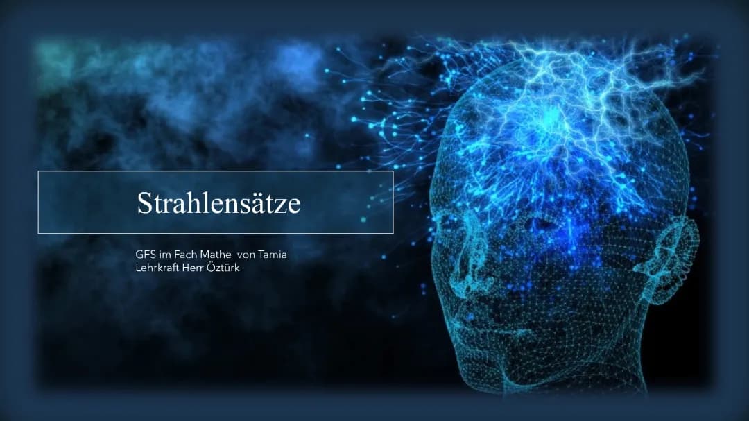 Strahlensätze 