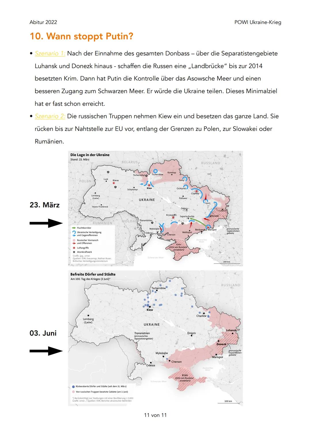 Abitur 2022
1. Geschichtlicher Hintergrund
2. Was will Russland (Putin) wirklich?
1. Abkommen von Minsk
3. Interessen / Ziele Russland
1. Dr