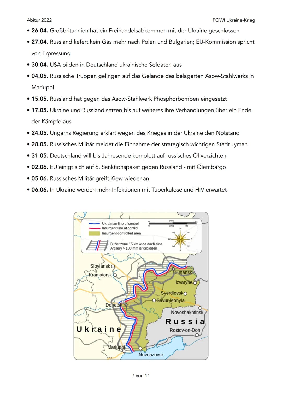 Abitur 2022
1. Geschichtlicher Hintergrund
2. Was will Russland (Putin) wirklich?
1. Abkommen von Minsk
3. Interessen / Ziele Russland
1. Dr