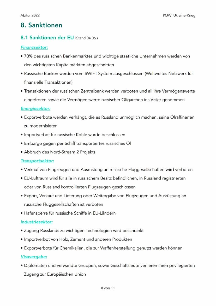Abitur 2022
1. Geschichtlicher Hintergrund
2. Was will Russland (Putin) wirklich?
1. Abkommen von Minsk
3. Interessen / Ziele Russland
1. Dr