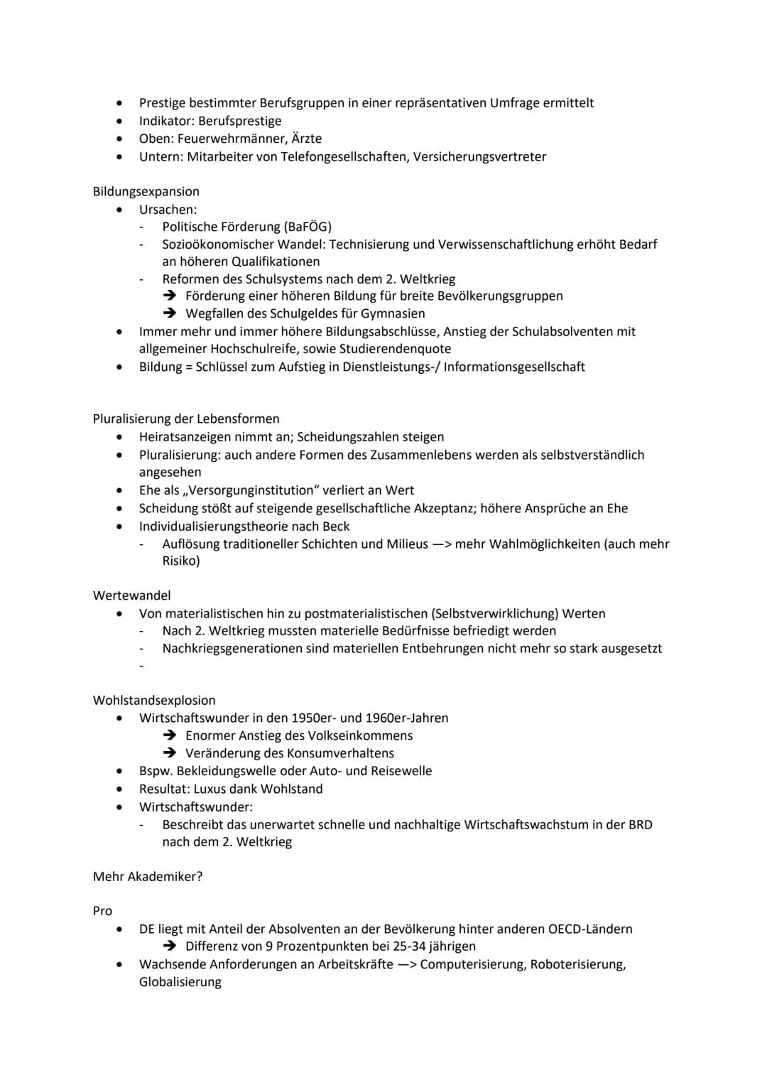 Begriffsdefinition
●
Voraussetzungen
Die Bedingungen müssen einen gesellschaftlichen ,,Wert" darstellen, also von der
Gesellschaft als wertv