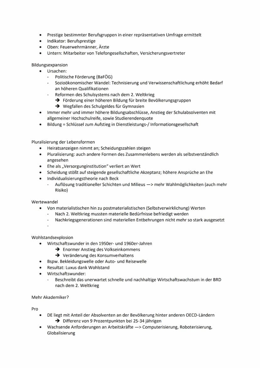 Begriffsdefinition
●
Voraussetzungen
Die Bedingungen müssen einen gesellschaftlichen ,,Wert" darstellen, also von der
Gesellschaft als wertv