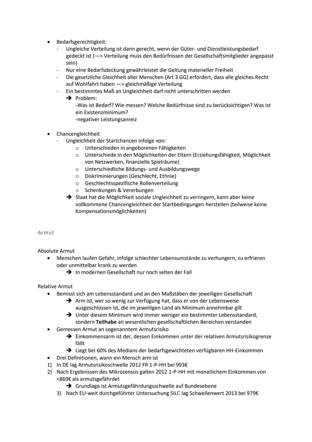 Begriffsdefinition
●
Voraussetzungen
Die Bedingungen müssen einen gesellschaftlichen ,,Wert" darstellen, also von der
Gesellschaft als wertv