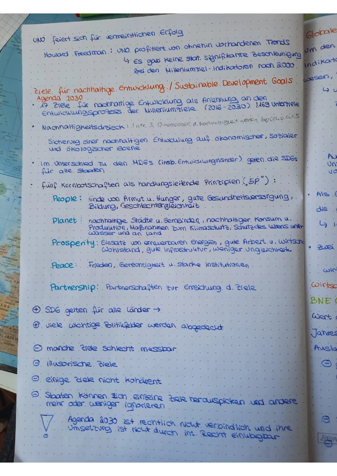 THRUINEL
Lernzettel Abitur Erdkunde GK
Q1.1. GLOBALE DISPARITÄTEN
FEntwicklungsziele
globale Disparitäten (Einteilungen)
Klassifikationsmögl
