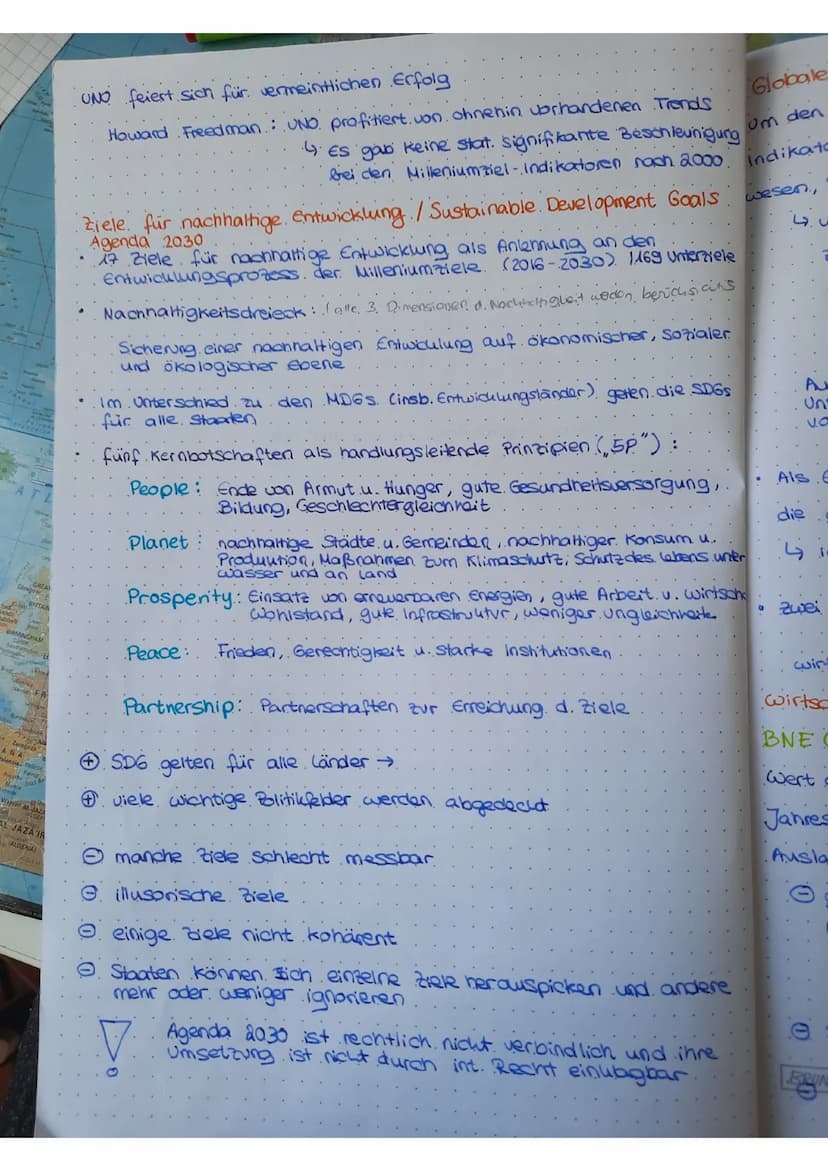 THRUINEL
Lernzettel Abitur Erdkunde GK
Q1.1. GLOBALE DISPARITÄTEN
FEntwicklungsziele
globale Disparitäten (Einteilungen)
Klassifikationsmögl