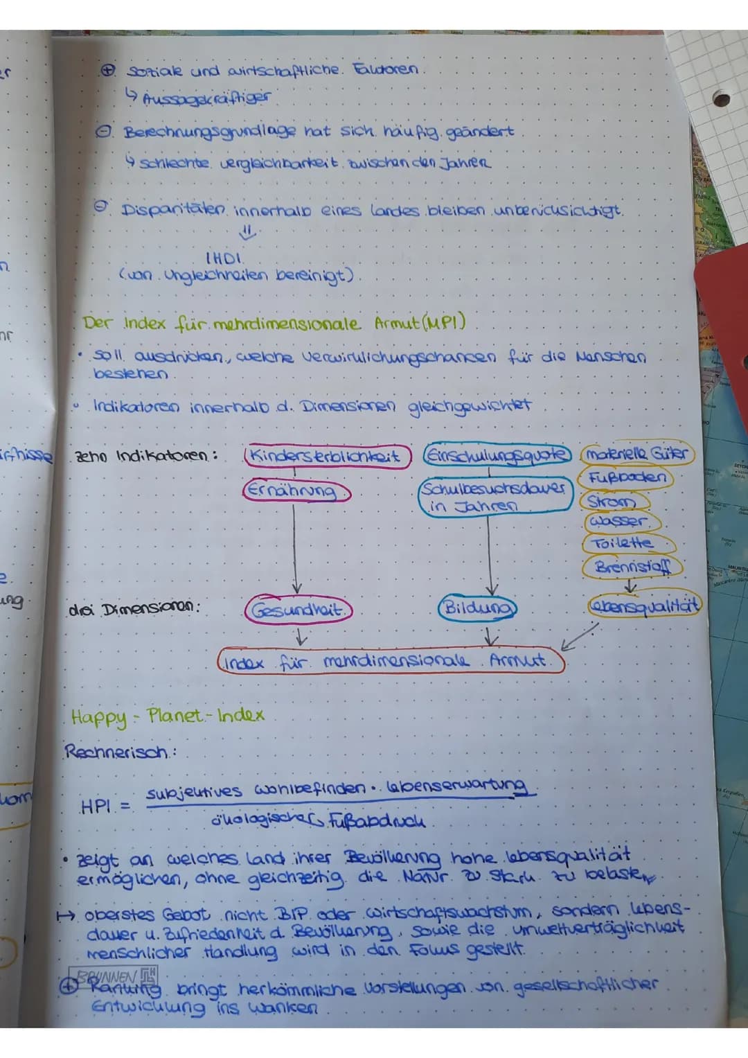 THRUINEL
Lernzettel Abitur Erdkunde GK
Q1.1. GLOBALE DISPARITÄTEN
FEntwicklungsziele
globale Disparitäten (Einteilungen)
Klassifikationsmögl