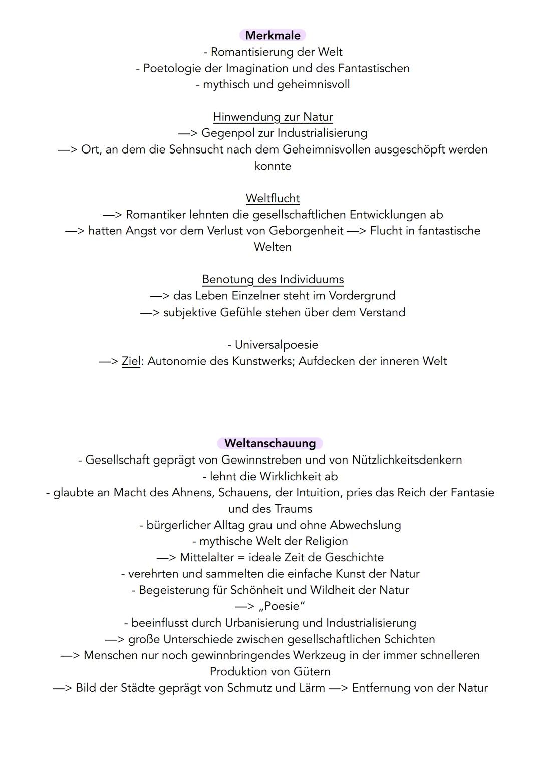 # Romantik (1798-1835)

- Ursprünge in England aber auch in Deutschland
- Romantik versteht sich bewusst als Gegenbewegung zu den gesellscha