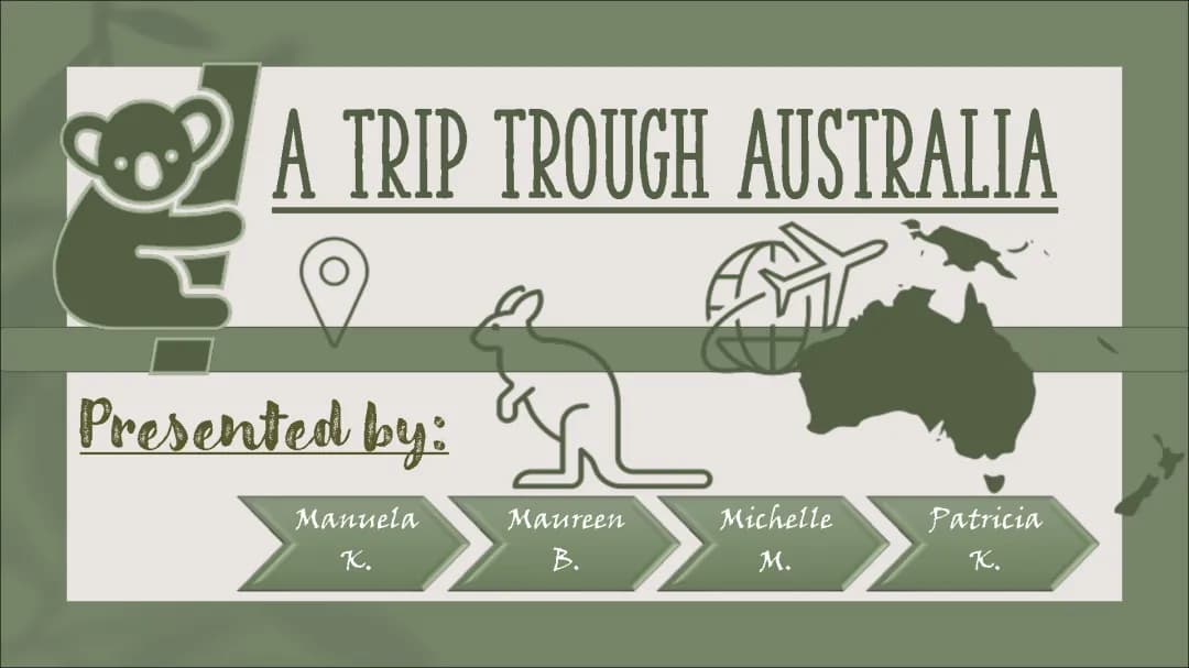 Australien Trip Präsentation