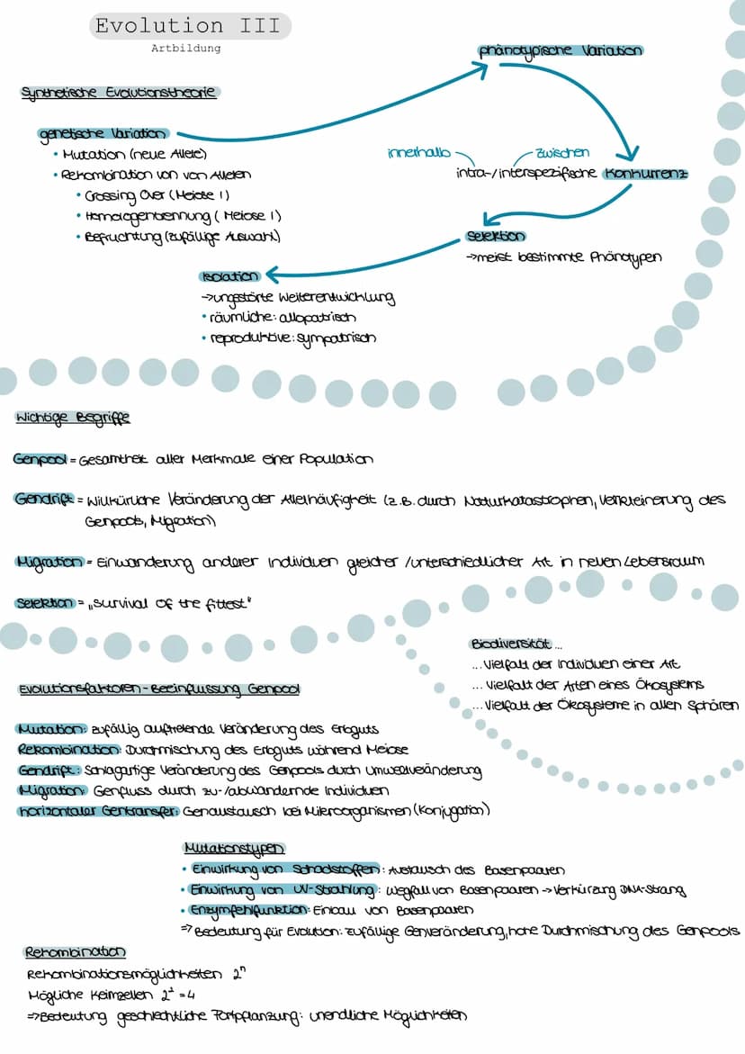1. Klausur
Evolution I
Theorien und Grundlagen
Wichtige Persönlichkeiten
Carl von Linné
-> binäre Systematik (SKOFGA)
●
Belege für
die Evolu