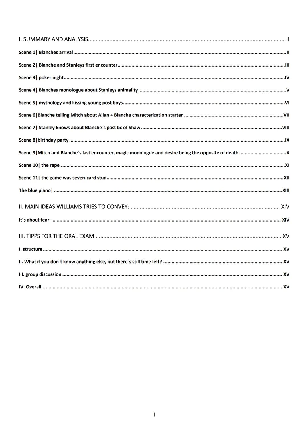 A streetcar named desire -guide
Individual summaries and analysis of the scenes in the play by Tennessee Williams
- analysis of the characte