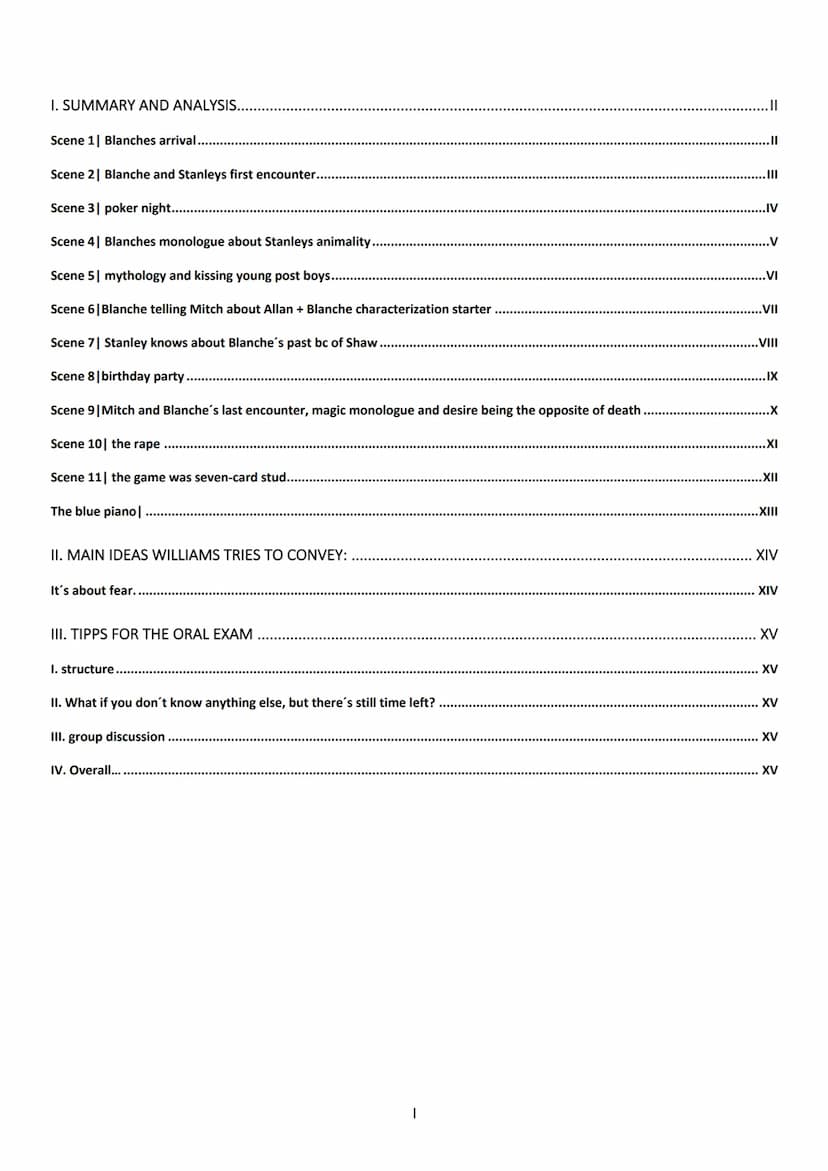 A streetcar named desire -guide
Individual summaries and analysis of the scenes in the play by Tennessee Williams
- analysis of the characte