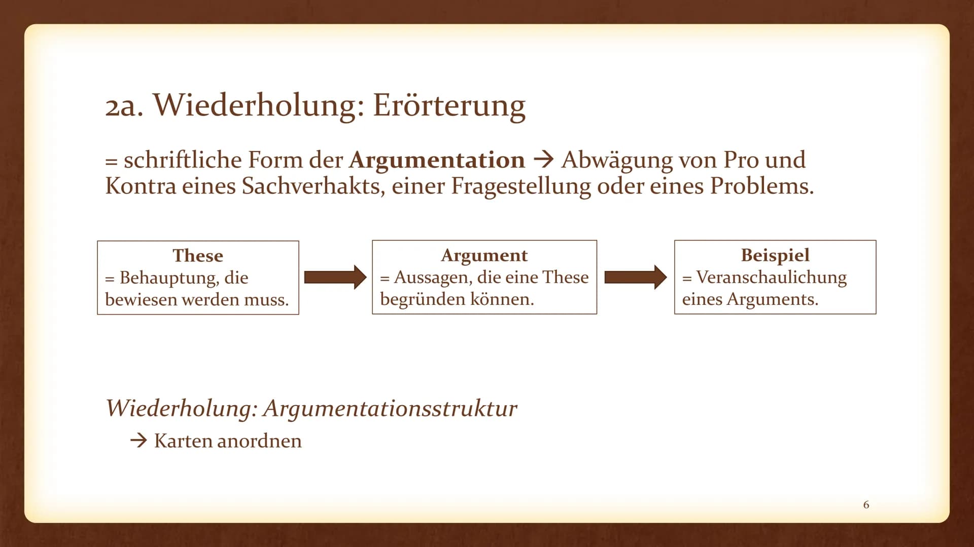 D/KS2
Erörterung eines literarischen Textes - Handout
Aufgabenstellung:
Aufgabe I Erörterung literarischer Texte
IA: Erörterung eines litera