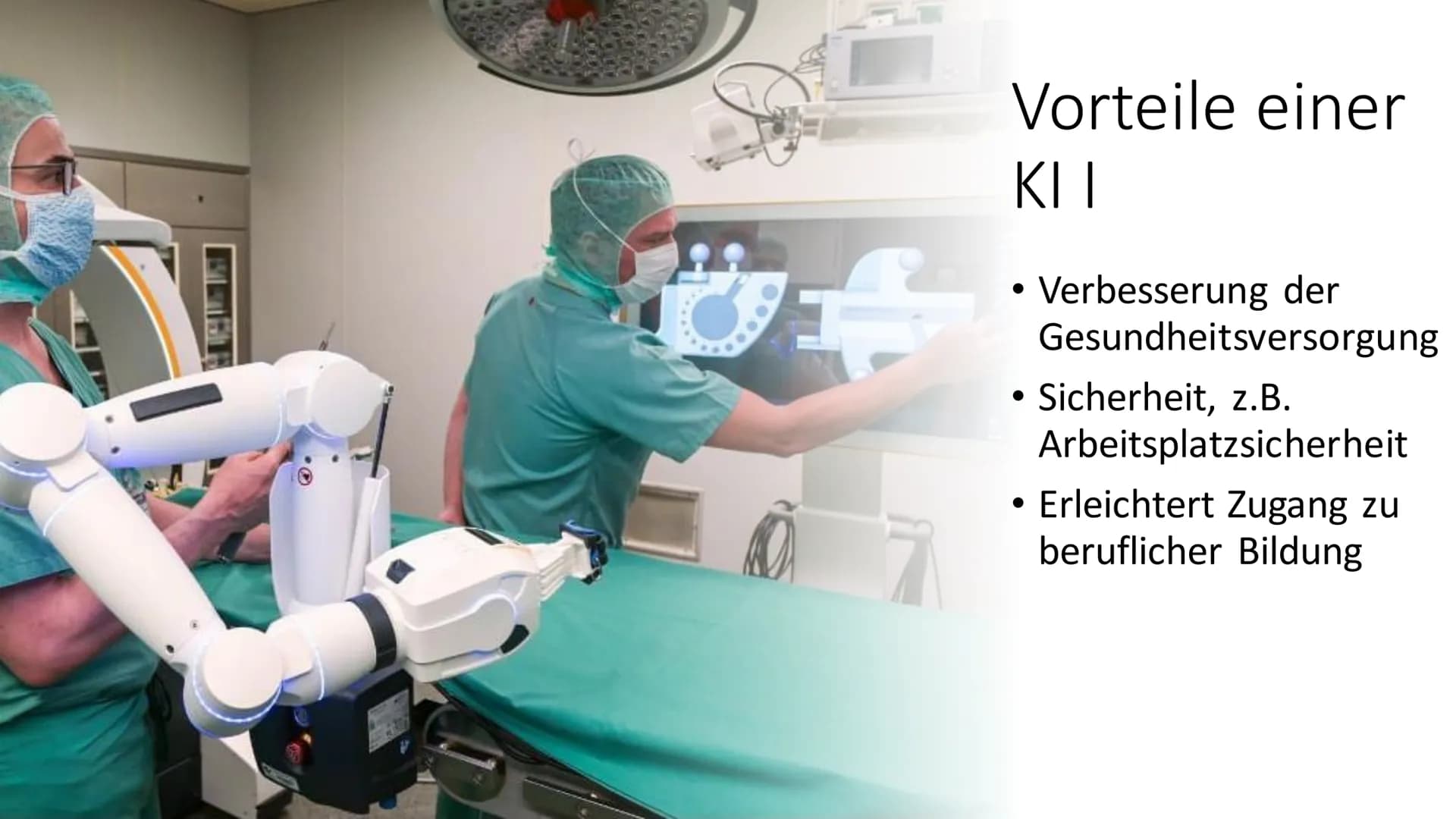 1
Die Vor- und
Nachteile
der Künstlichen
Intelligenz (KI)
Eine Präsentation im Rahmen des
Deutschunterrichtes der Klasse 9d
von Jule und Ste