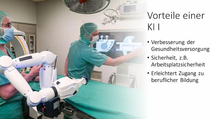 1
Die Vor- und
Nachteile
der Künstlichen
Intelligenz (KI)
Eine Präsentation im Rahmen des
Deutschunterrichtes der Klasse 9d
von Jule und Ste