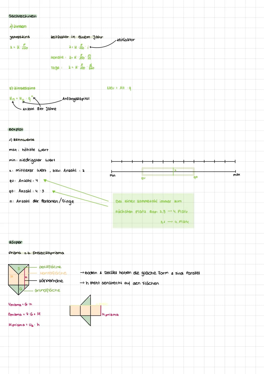 zusammenfassung
Quadratische Gleichungen
P-Q Formel
x² + p + 9 = 0
X1/2
XA=
A(1)
- 1/2 ± √ √ ( ² ) ² - 9
y=mx+c
B(1)
lineare Funktionen (Ger