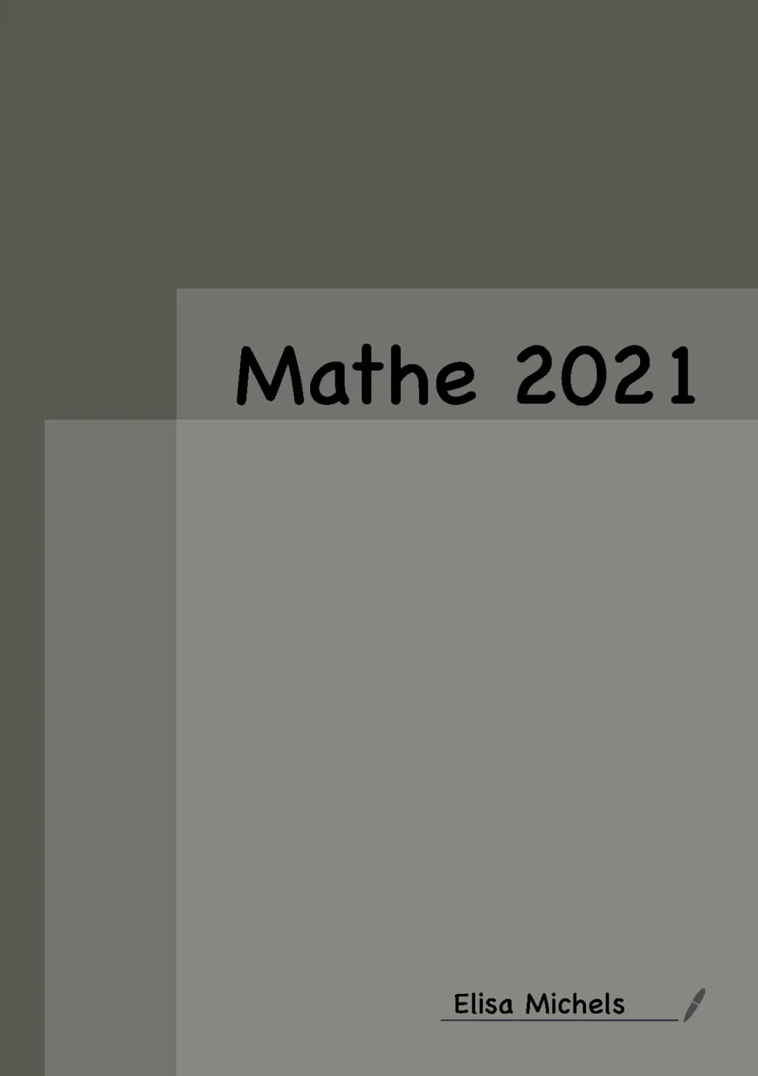 Mathe Abi 2021