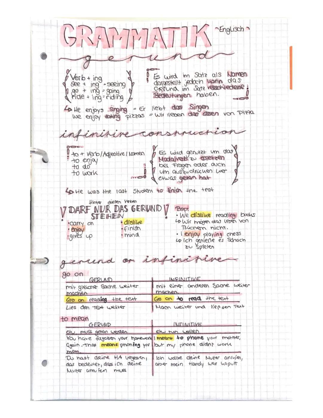 Gerundium vs Infinitiv: Lustige Übungen und Tipps für Englisch