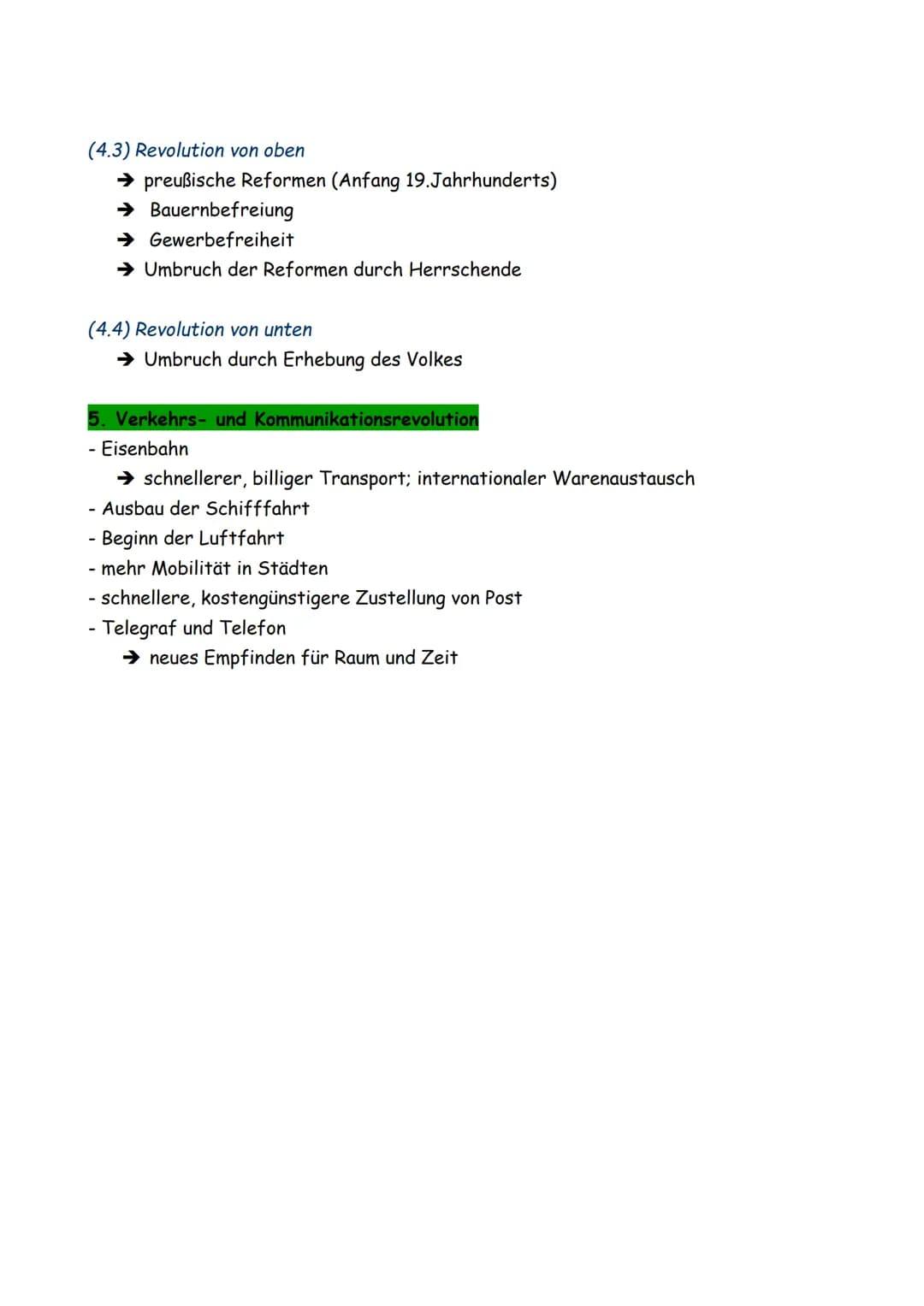 1. Wege in die Moderne
1.1 Begriff Modernisierung
Entwicklungsprozesse hin zur Moderne (Moderne ist Ergebnis von
Modernisierung)
lange 19. J