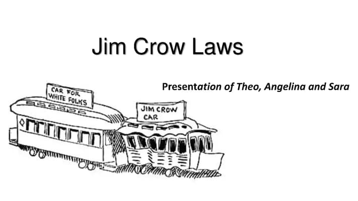 Know Jim Crow Laws thumbnail