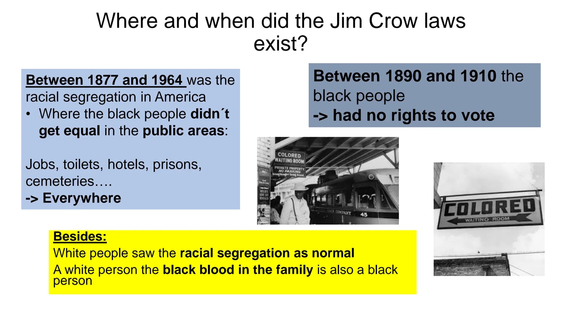 CAR FOR
WHITE FOLKS
299956
Jim Crow Laws
Carda
Presentation of Theo, Angelina and Sara
JIM CROW
CAR
AMIN SESENTATIELLES Agenda
The Historica