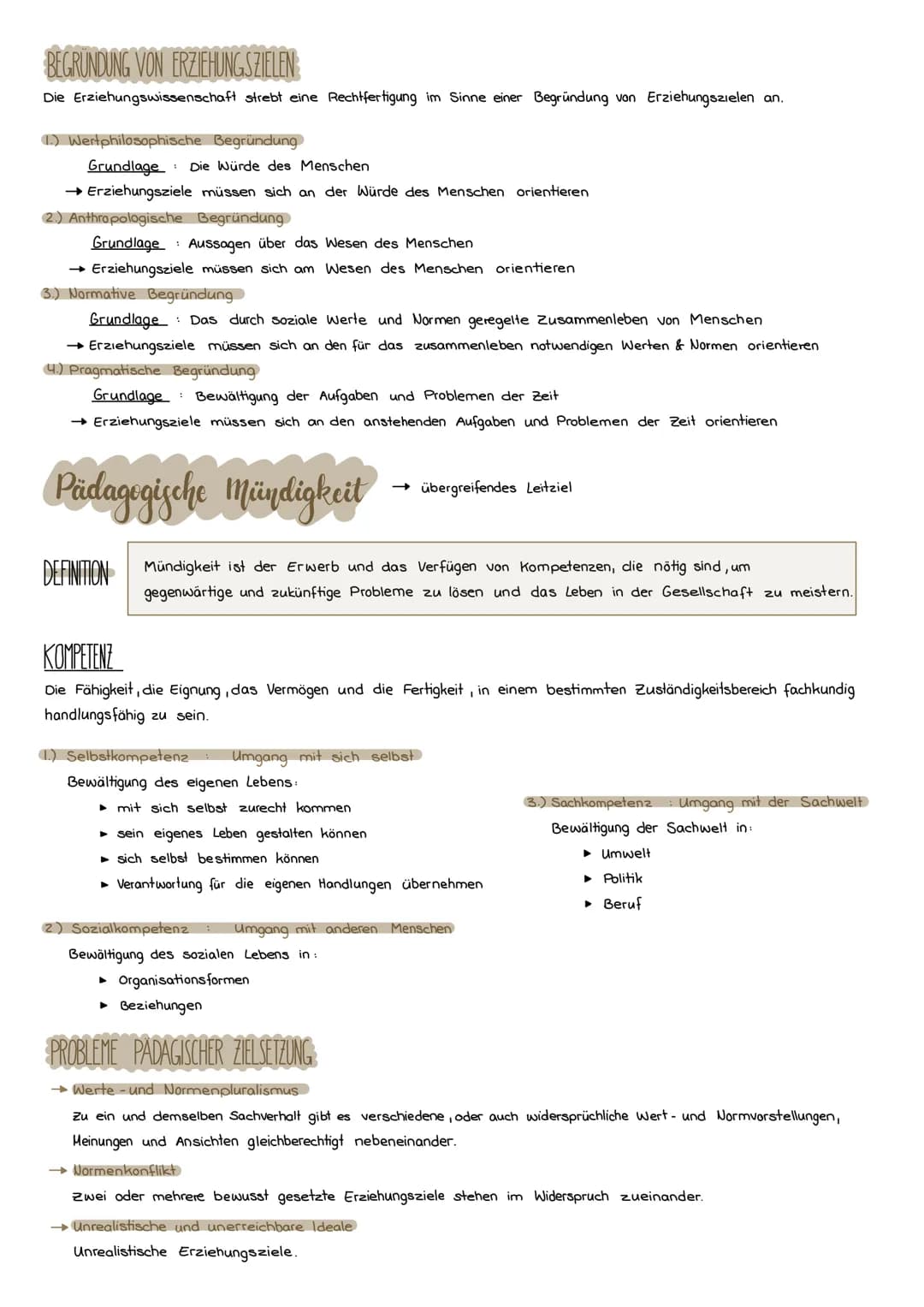 PÄDAGIK & PSYCHOLOGIE
bildung
und
erzichung
DEFINITION ERZIEHUNG
Erziehung ist ein soziales Handeln, welches bestimmte Lernprozesse bewusst 