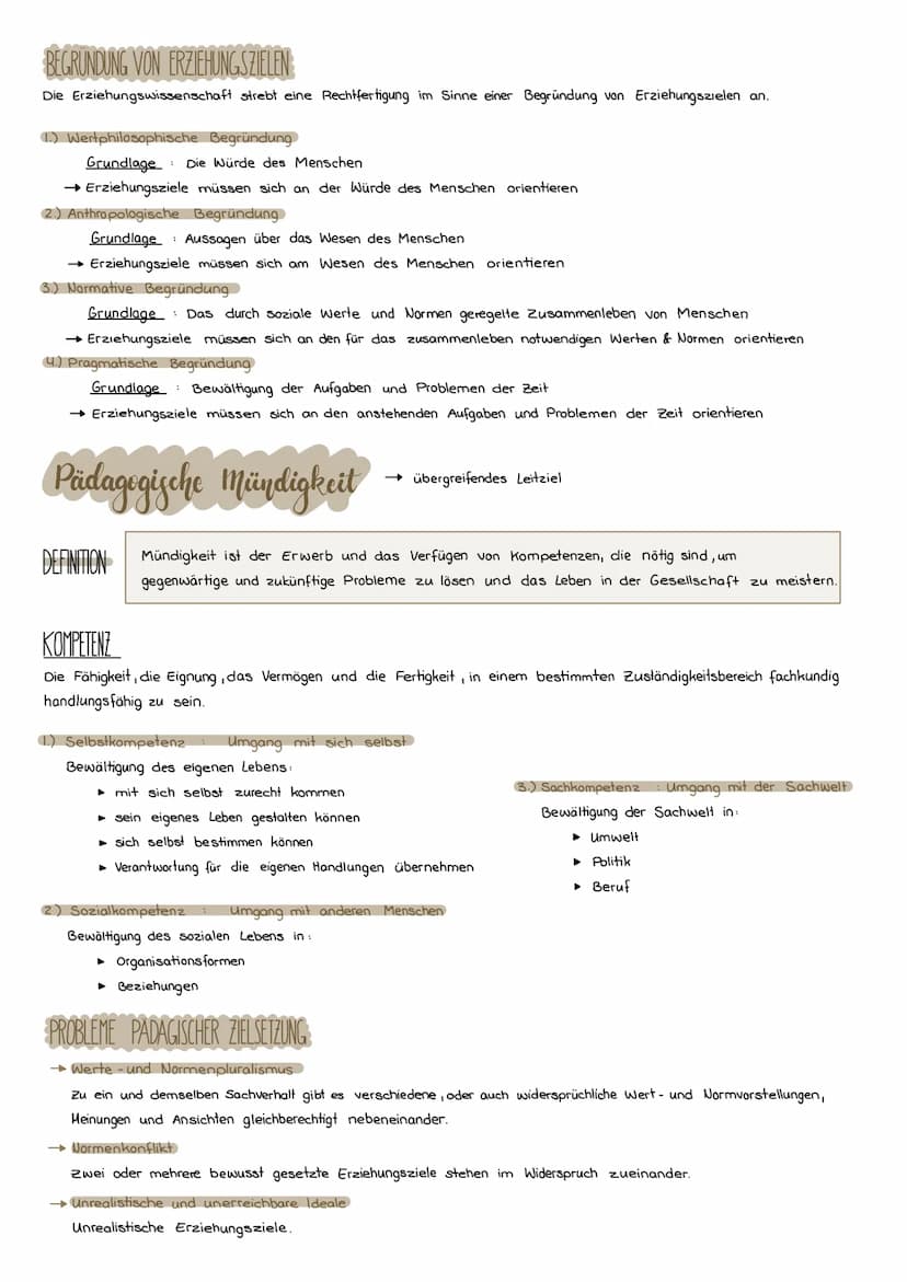 PÄDAGIK & PSYCHOLOGIE
bildung
und
erzichung
DEFINITION ERZIEHUNG
Erziehung ist ein soziales Handeln, welches bestimmte Lernprozesse bewusst 