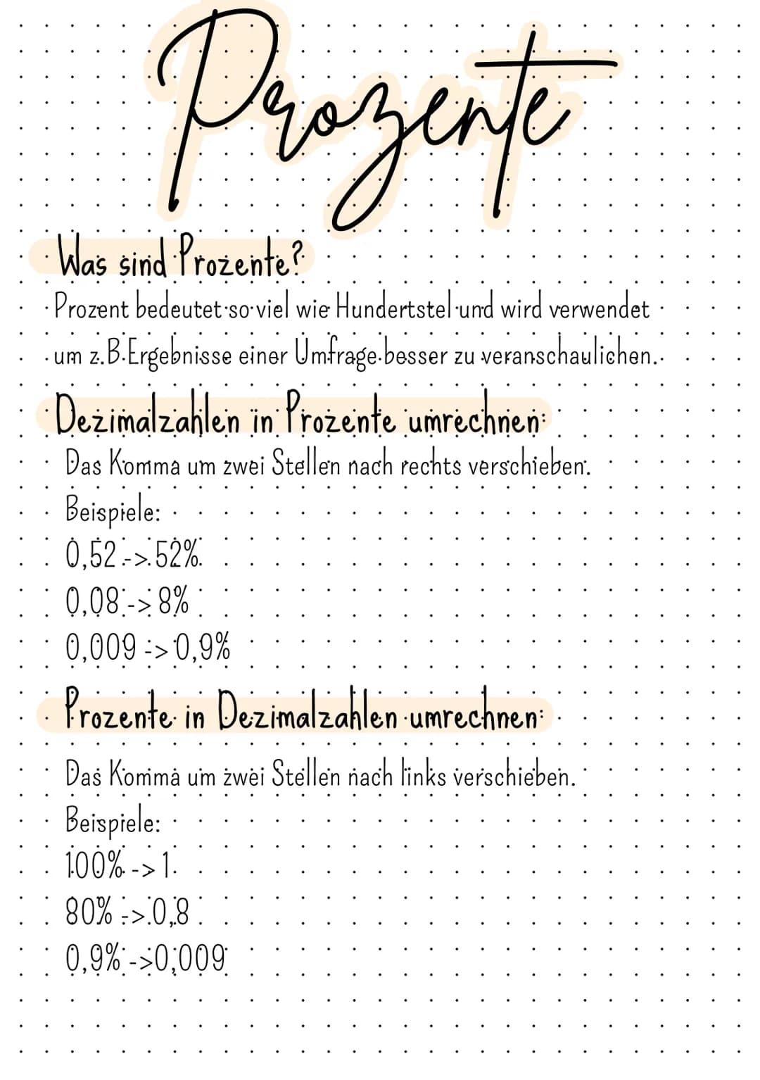 Prozente
Was sind Prozente?
• Prozent bedeutet so viel wie Hundertstel und wird verwendet
um z. B.Ergebnisse einer Umfrage-besser zu veransc