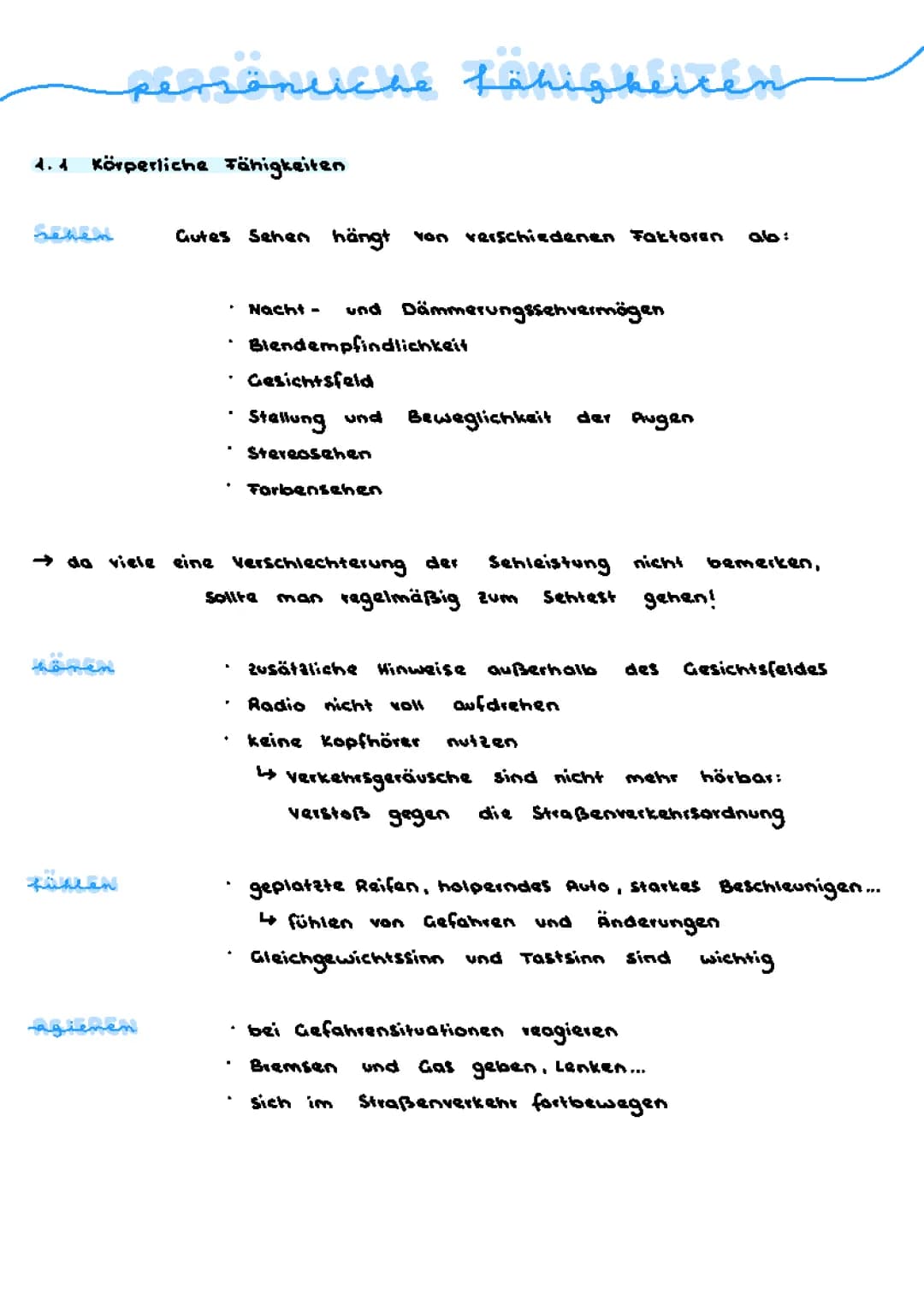 Fahrschule Theorie - Thema 1