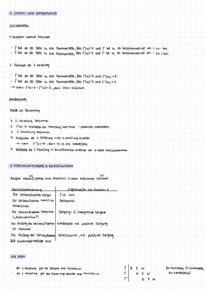Themen:
1. Ableitungen (Definition, Regeln, grafisch ableiten, zuordnen + begründen, skizzieren, Ableilung der e-Funktionen)
2. Tangentengle