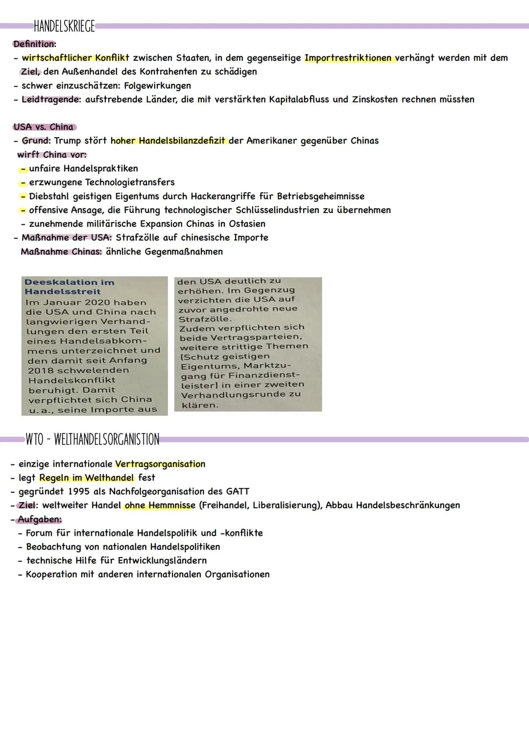 GLOBALISIERUNG
WELTHANDEL
Chancen und risiken weltwirtschaftlicher verflechtungen
Definition:
-> bezeichnet Vorgang, dass weltweite Verflech