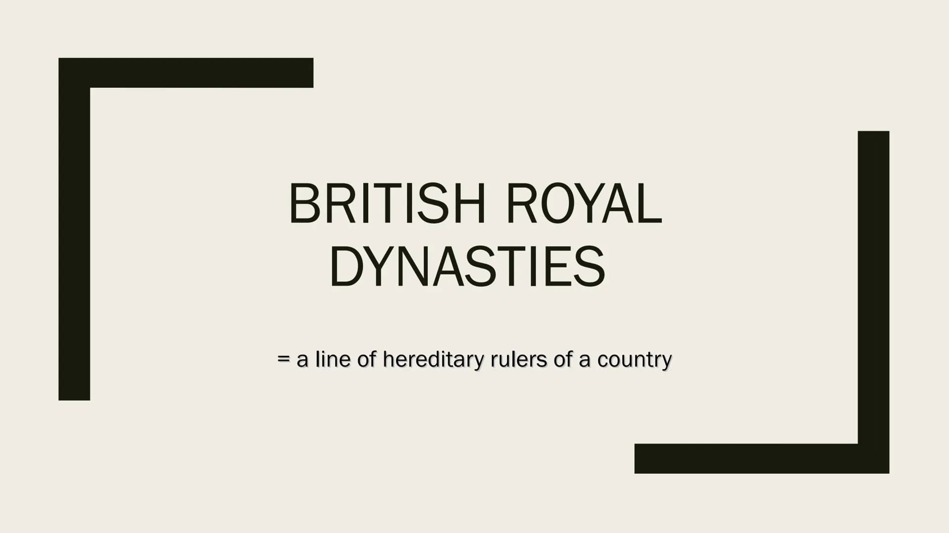 BRITISH MONARCHY
The United Kingdom presents
The royal family Index
■
■
1). British royal dynasties
2). Succession and coronation
3). Powers