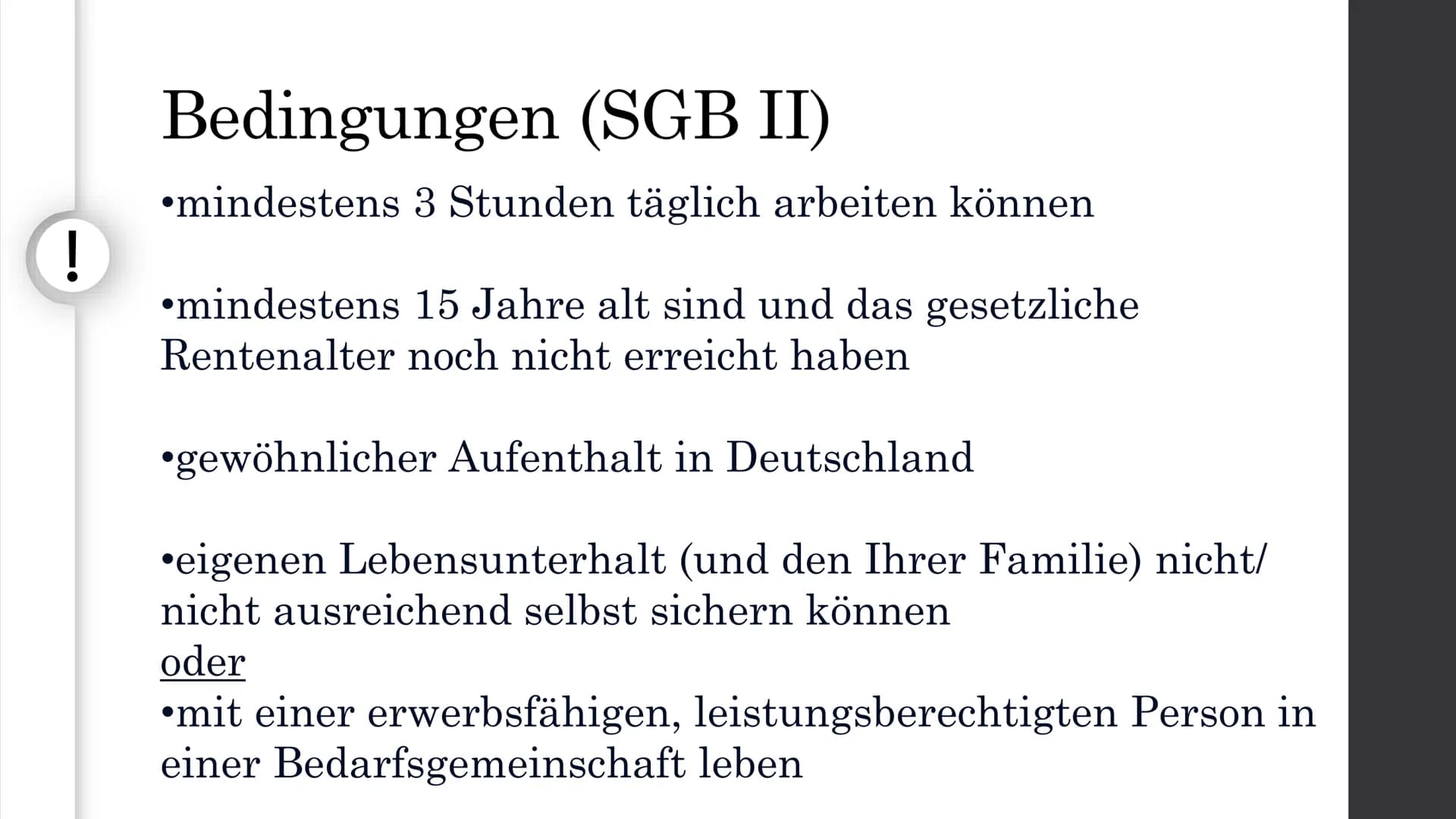 Arbeitslosengeld II -
(Hartz IV)
Nina Heuermann Gliederung
• Definition
• Bedingungen
●
· Finanzierung
• Zahlen & Fakten
●
• Verlauf der Reg