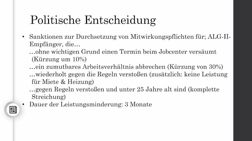 Arbeitslosengeld II -
(Hartz IV)
Nina Heuermann Gliederung
• Definition
• Bedingungen
●
· Finanzierung
• Zahlen & Fakten
●
• Verlauf der Reg