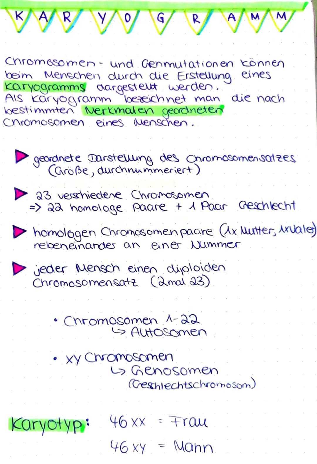 KAR
A
уло G
Chromosomen-
und Genmutationen
können
beim Menschen durch die Erstellung eines
karyogramms dargestellt werden.
AIS Karyogramm be