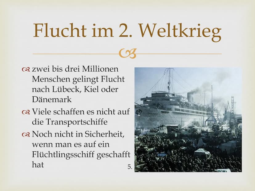 Flucht und Vertreibung
im und nach dem 2
Weltkrieg
2. Gliederung
CB
Flucht und Vertreibung im 2 Weltkrieg
Probleme während der Flucht
Folgen