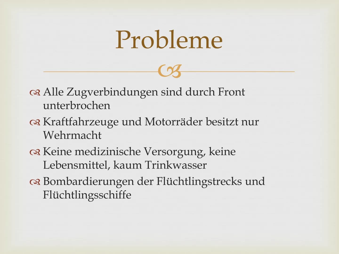 Flucht und Vertreibung
im und nach dem 2
Weltkrieg
2. Gliederung
CB
Flucht und Vertreibung im 2 Weltkrieg
Probleme während der Flucht
Folgen