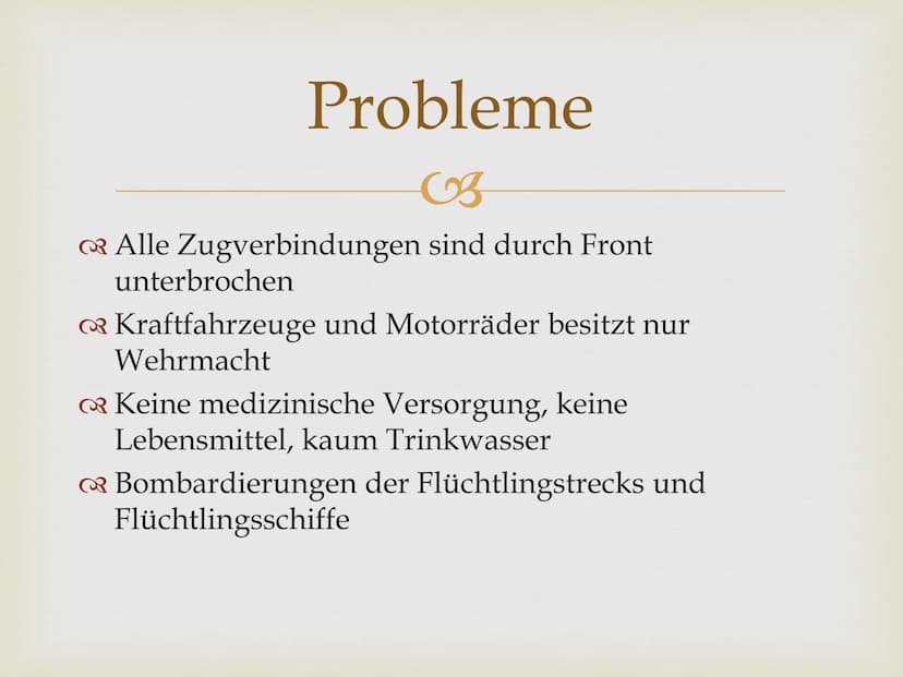 Flucht und Vertreibung
im und nach dem 2
Weltkrieg
2. Gliederung
CB
Flucht und Vertreibung im 2 Weltkrieg
Probleme während der Flucht
Folgen