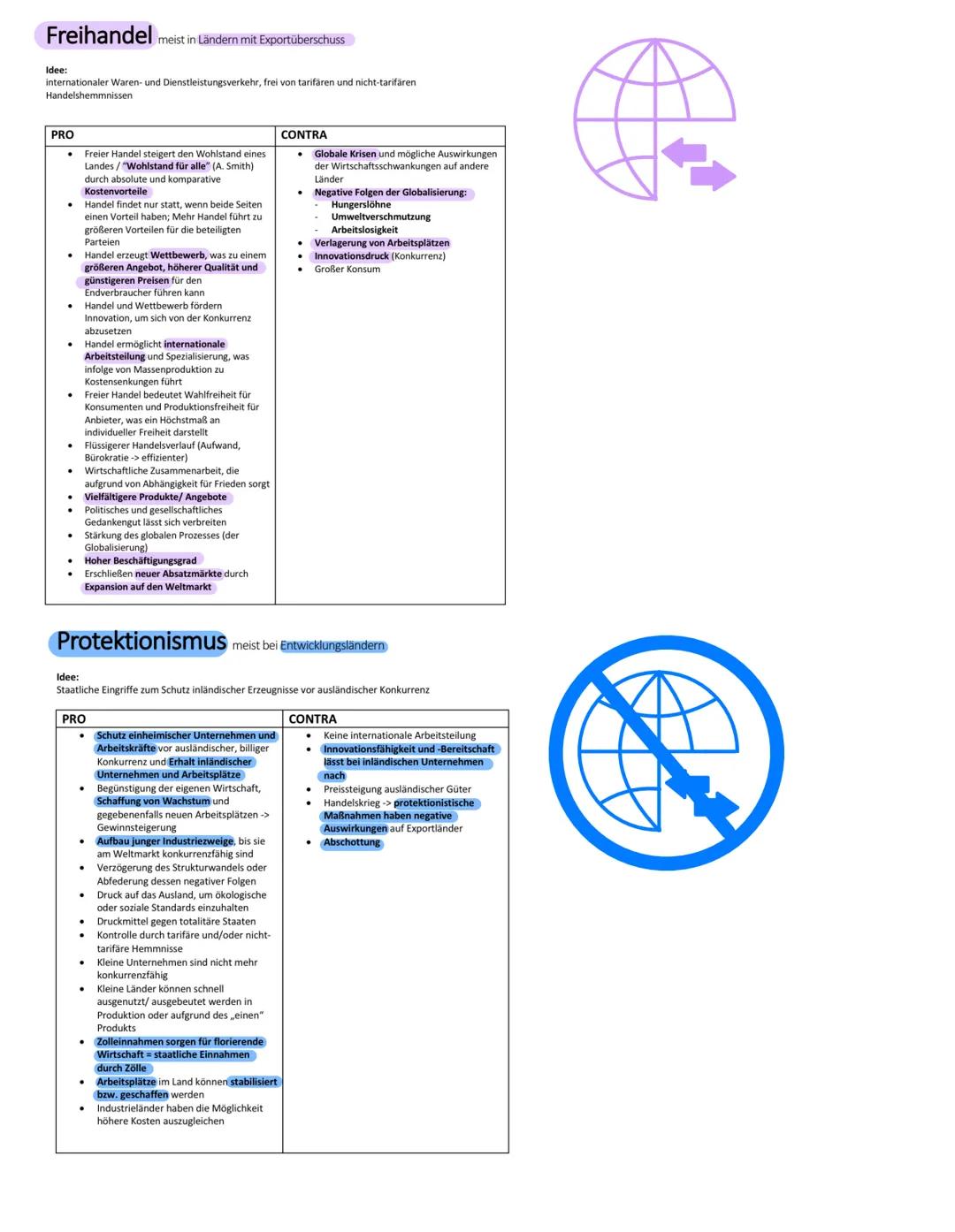 # Freihandel meist in Ländern mit Exportüberschuss

Idee:
internationaler Waren- und Dienstleistungsverkehr, frei von tarifären und nicht-ta
