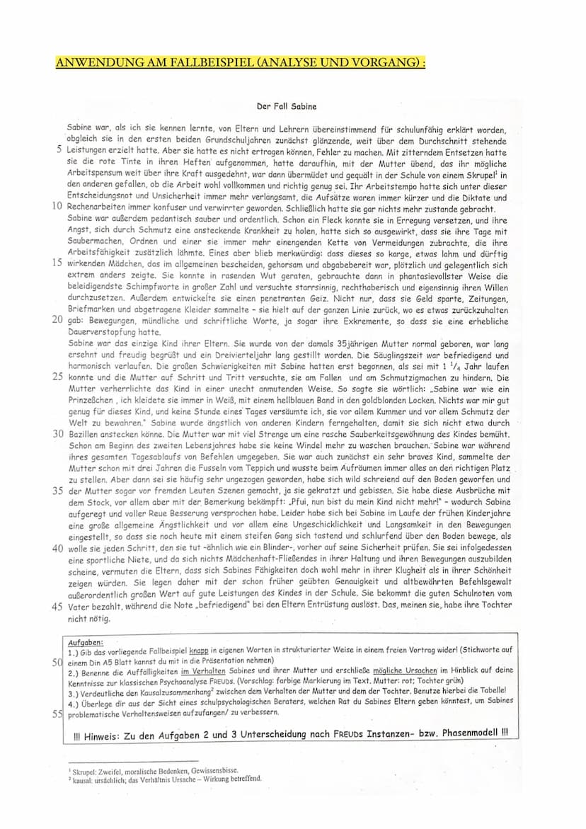 Begriffserklärungen der psychoanalytischen Theorien von Sigmund Freud:
Die Psychoanalyse* geht auf den Neurologen Sigmund Freud zurück.
Freu