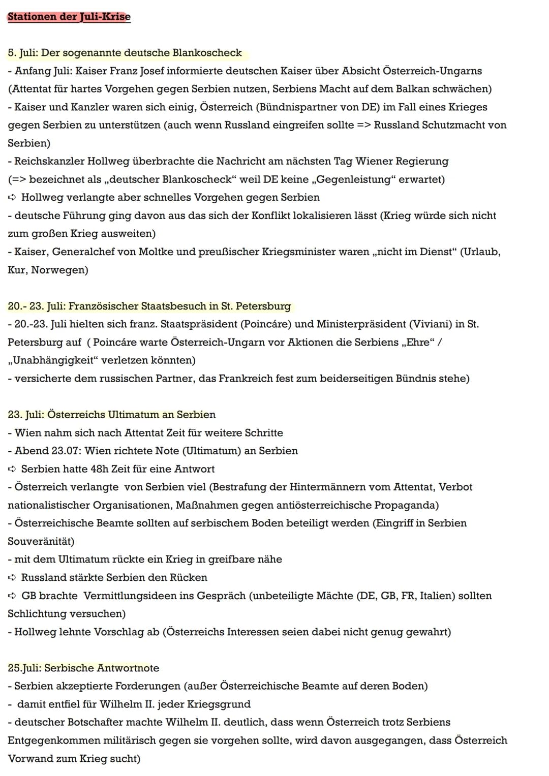 Zündschnüre zum Pulverfass Europa
Mächtekonstellationen verändern sich:
- Gleichgewicht der Mächte (nach Wiener Kongress 1814/1815)
Großbrit