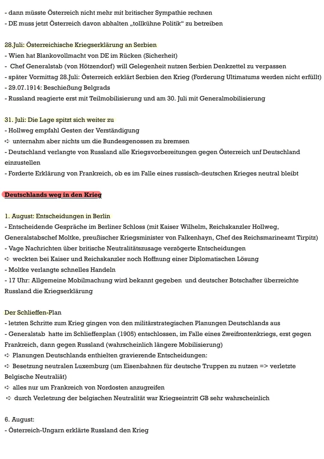 Zündschnüre zum Pulverfass Europa
Mächtekonstellationen verändern sich:
- Gleichgewicht der Mächte (nach Wiener Kongress 1814/1815)
Großbrit