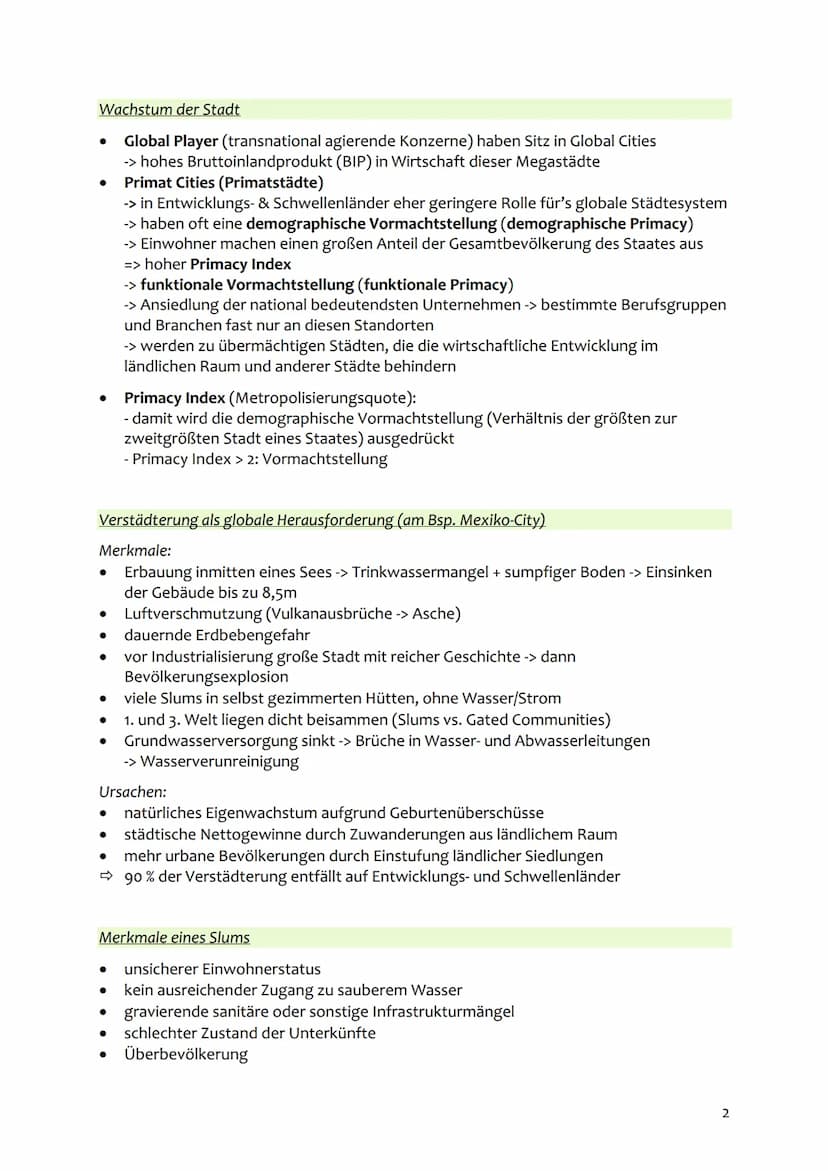 
<p>Der geographische Stadtbegriff umfasst sowohl qualitative als auch quantitative Merkmale. Qualitative Merkmale beziehen sich auf die nat