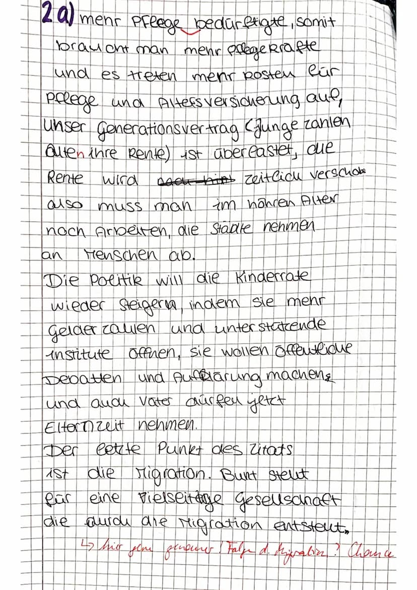 Punkte:
Note:
1. Beschreiben Sie kurz, was unter Sozialisierung im gesellschaftlichen Sinne zu verstehen ist.
(3P) 2/3
a. Benennen Sie drei 
