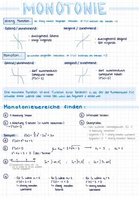 Know Monotonie und Krümmung bestimmen thumbnail