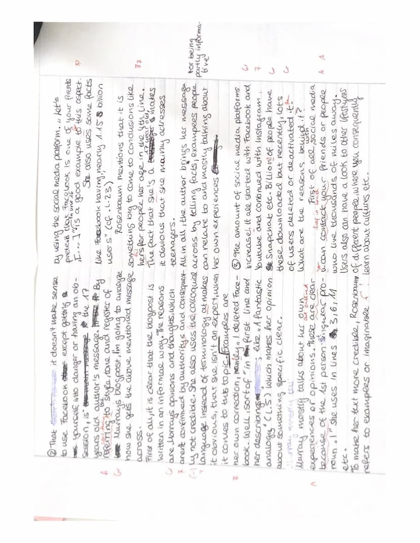 PART I (Text A)
Task 1 (Comprehension): Outline the reasons why Murray decided to deactivate his Facebook
account.
Task 2 (Analysis): Analyz