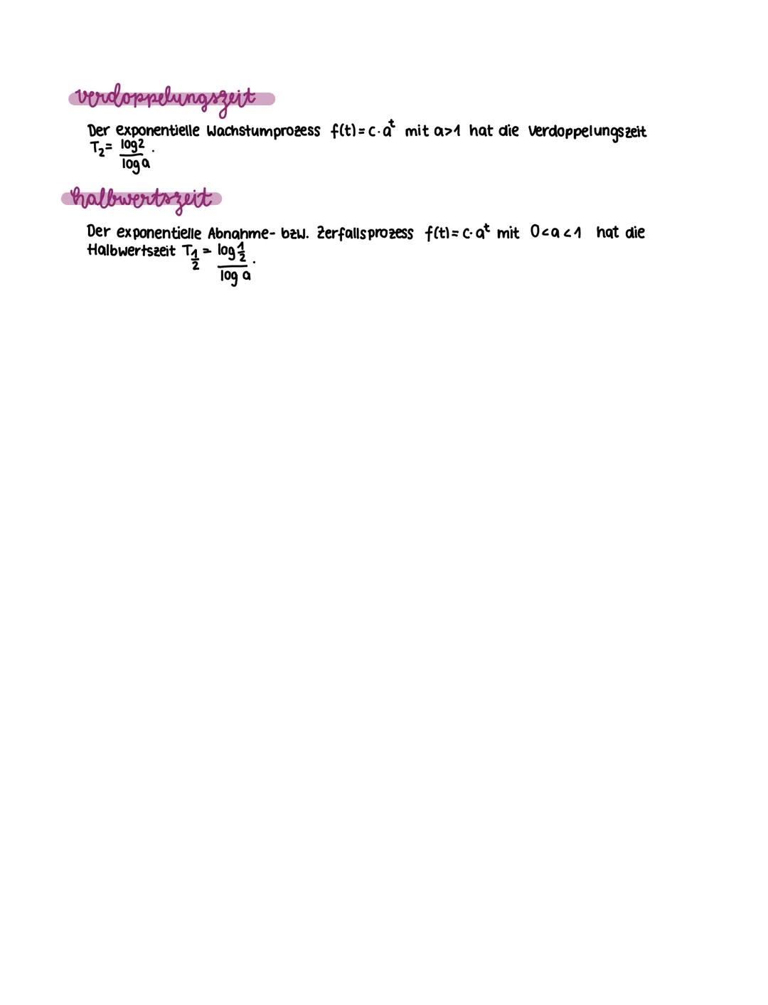 # exponentialfunktionen

exponentialfunktion zur
basis a

a und c seien reelle zahlen, a>0, a ≠ 1. Dann bezeichnet man die Funktion f(x)= c⋅