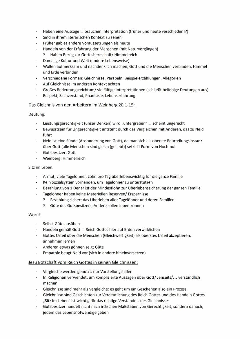 Religion Abiturstoff
Q1: Jesus Christus- das menschgewordene Wort Gottes: Die Reich-Gottes-Botschaft, Die
Auferstehung Jesu (Hoffnung über d