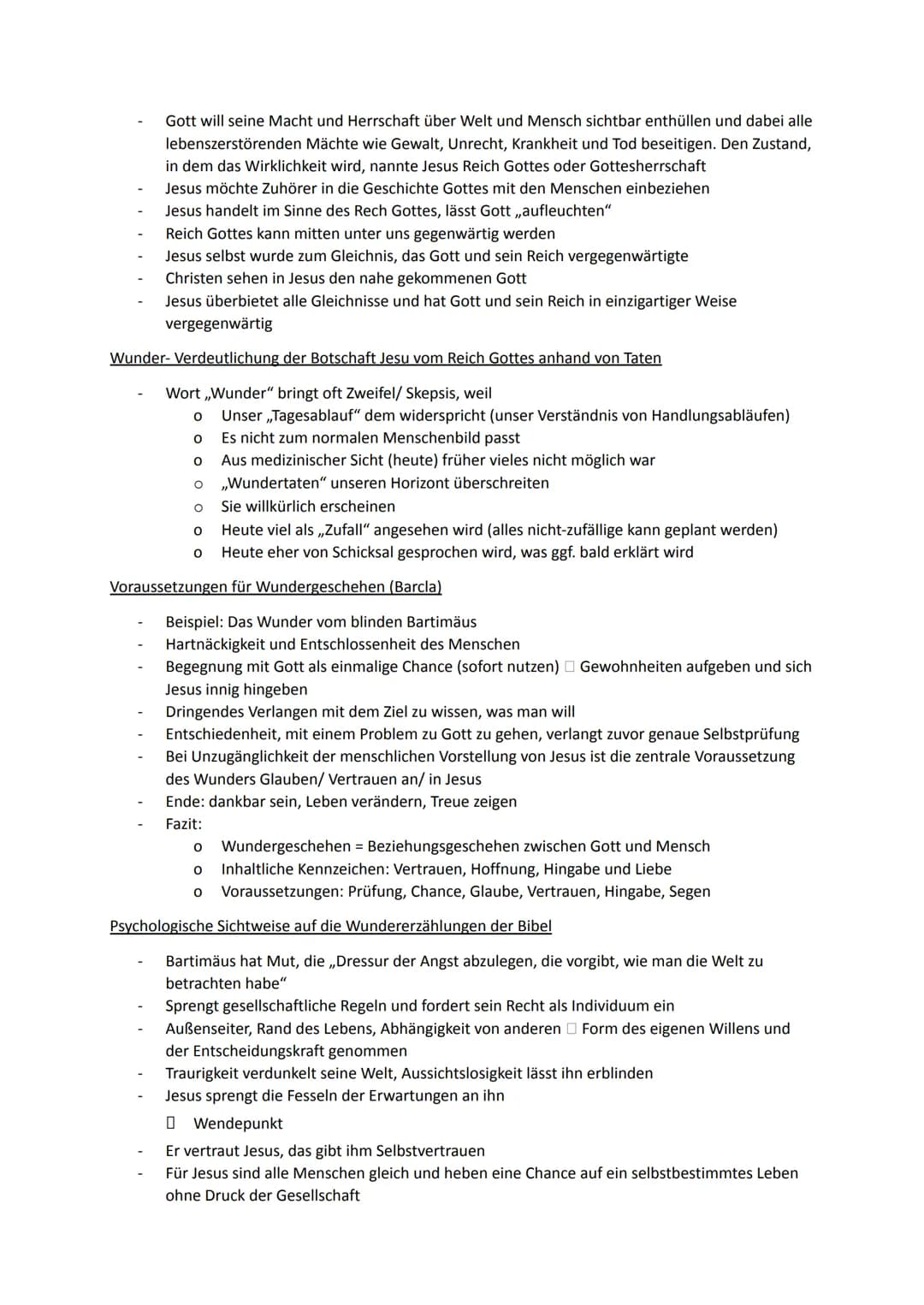 Religion Abiturstoff
Q1: Jesus Christus- das menschgewordene Wort Gottes: Die Reich-Gottes-Botschaft, Die
Auferstehung Jesu (Hoffnung über d