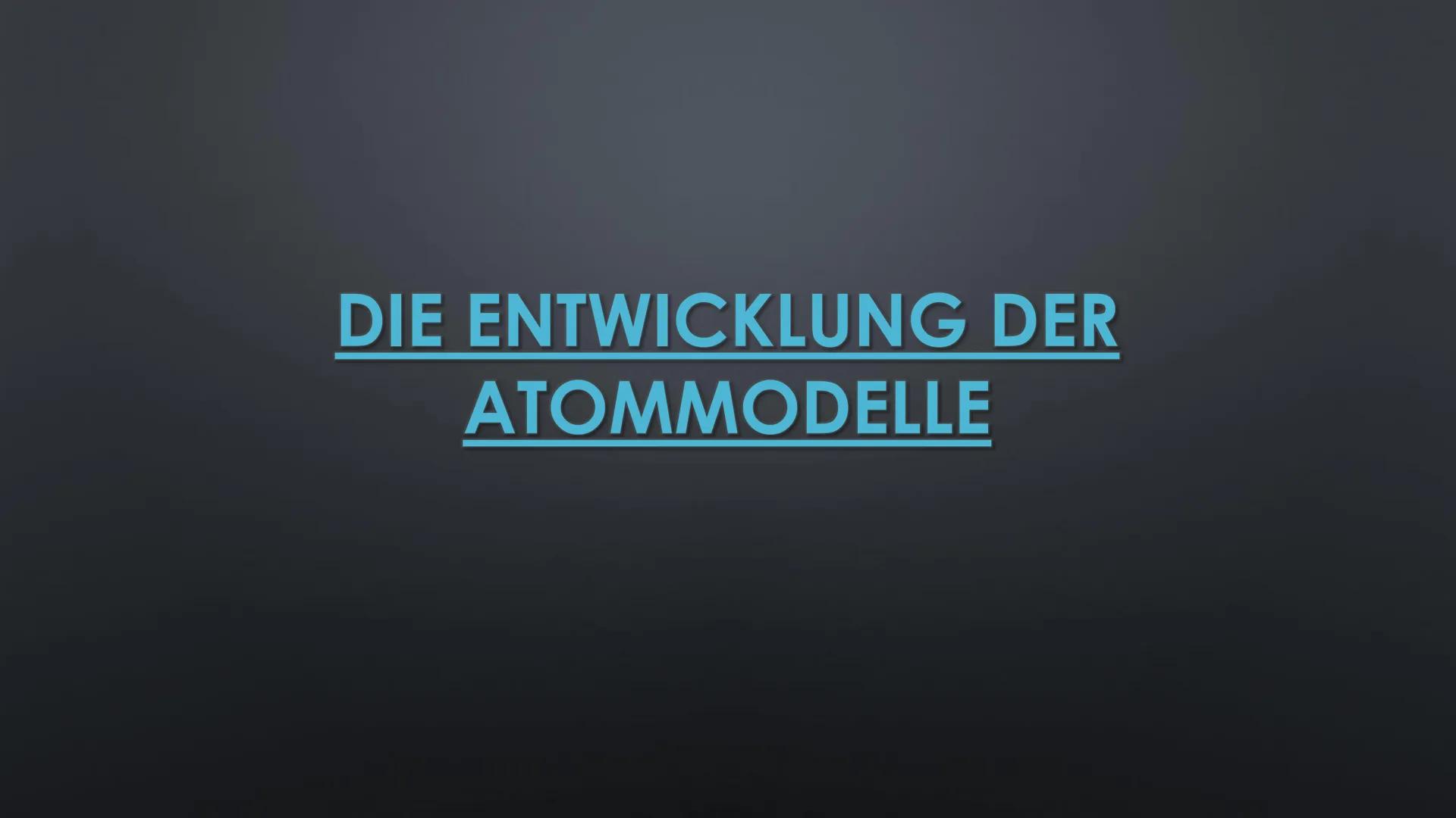 DIE ENTWICKLUNG DER
ATOMMODELLE Was ist ein Modell?
EIN MODELL IST EIN BESCHRÄNKTES ABBILD DER REALITÄT DEMOKRIT
THOMSON
Elektron
RUTHERFORD